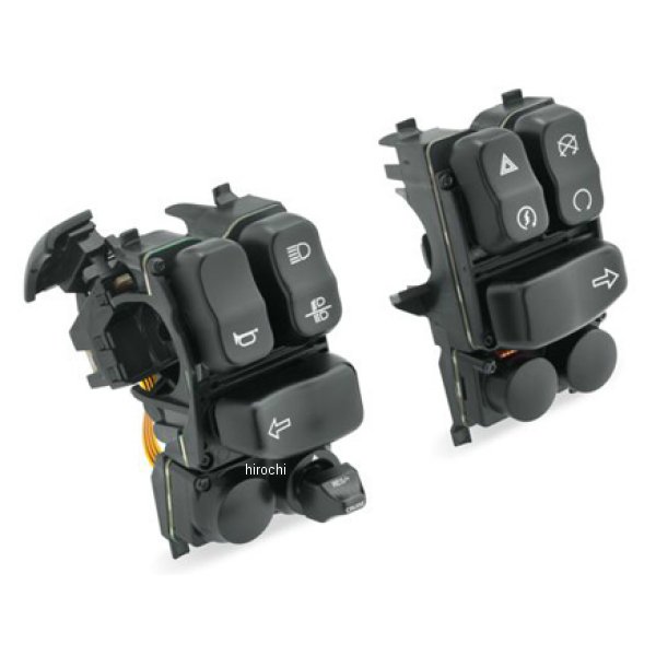 ライトハンドコントロールスイッチ 14年-16年 FLHR、FLHRC ケーブルクラッチ装着車に適合 71500250