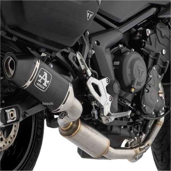 フルエキゾースト 触媒付き Veloce 22年-23年 TIGER660 アルミダーク