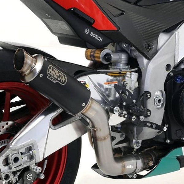 スリップオンマフラー GP2 Euro3 15年-16年 RSV4RR/R スチールダーク
