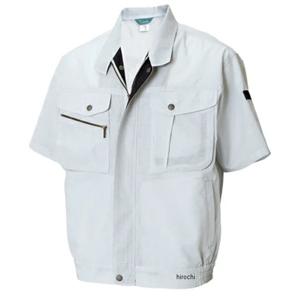 半袖ブルゾン シルバーグレー