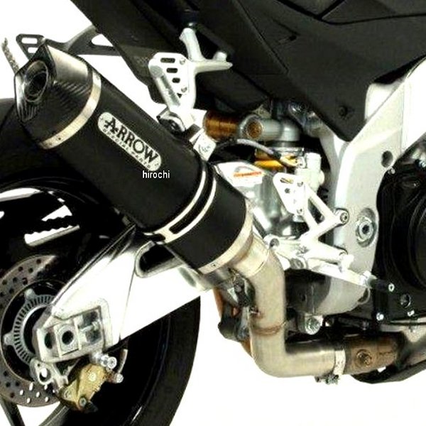 スリップオンマフラー RACE TECH 17年-18年 Aprilia TUONOV41100 アルミダーク/カーボンエンド