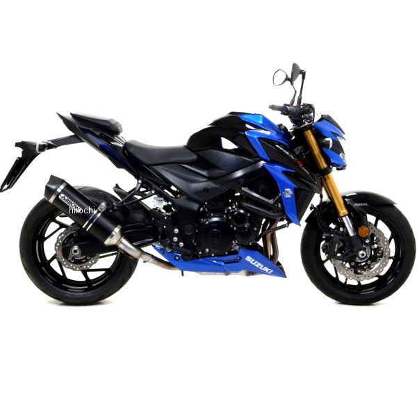 スリップオンマフラー RACE TECH 17年-20年 GSX-S750 アルミダーク/カーボンエンド