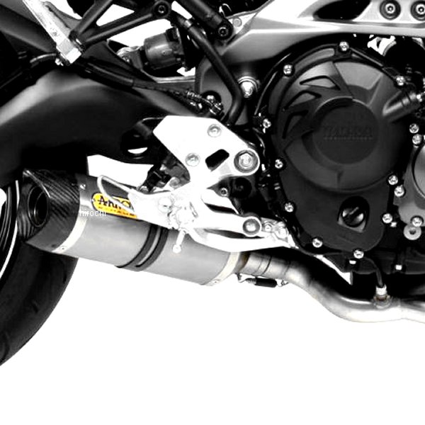 フルエキゾースト THUNDER 欧州適合品 13年-20年 MT-09、FZ-09 チタン/カーボンエンド