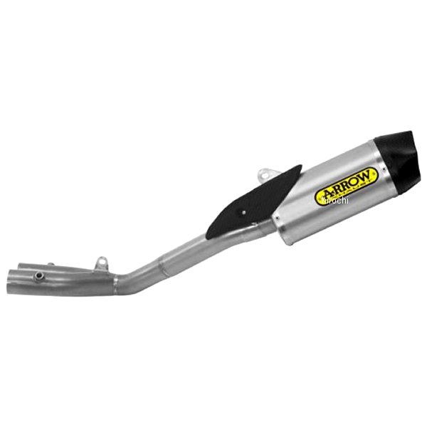 スリップオンマフラー INDY RACE 触媒無し 15年-16年 BMW R1200R、RS チタン/カーボンエンド