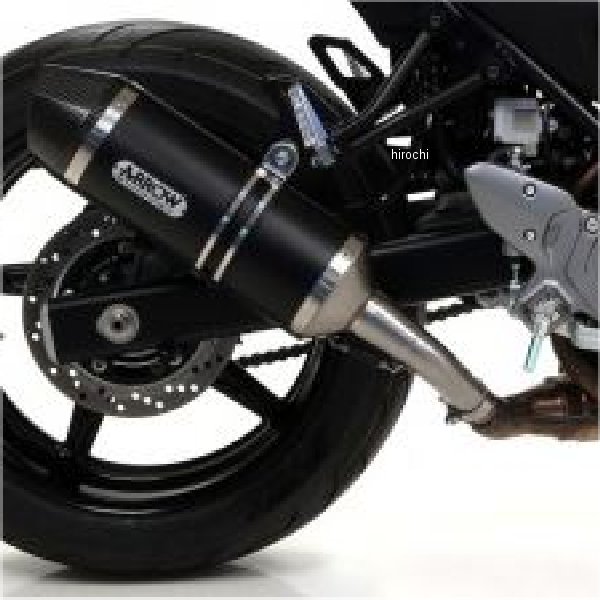 車検対応スリップオンマフラー Race-Tech 21年-23年 SV650 アルミダーク/カーボンエン