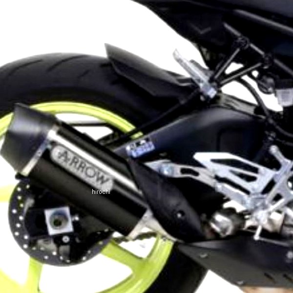 スリップオンマフラー INDY RACE 16年-20年 MT-10、FZ-10 アルミダーク/カーボンエンド