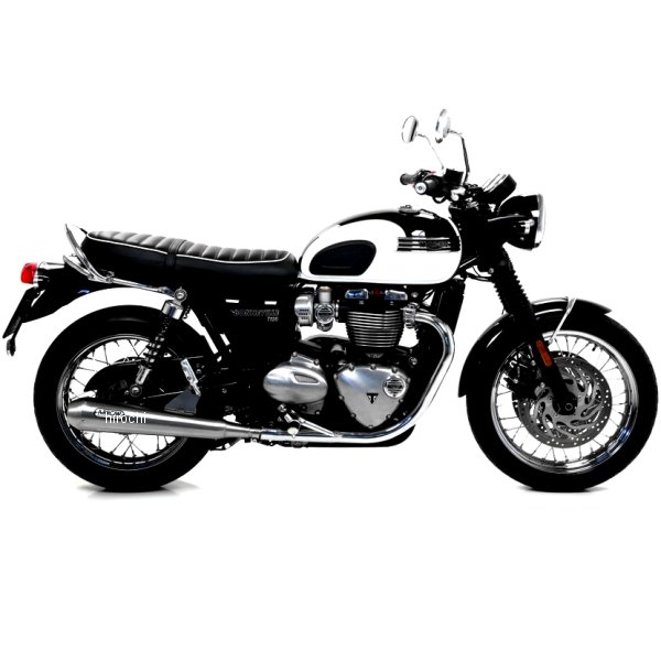 スリップオンマフラー PRO RACE デュアル 16年-19年 トライアンフ BonnevilleT120 ニクロム