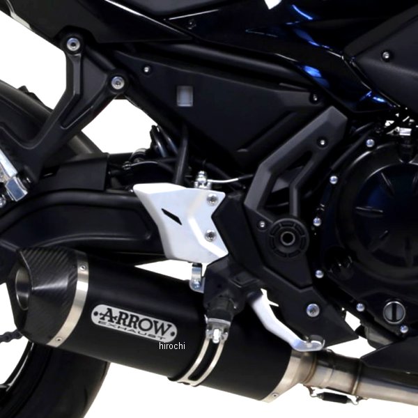 フルエキゾースト RACE TECH 触媒有り 17年-20年 Ninja650 アルミダーク/カーボンエンド