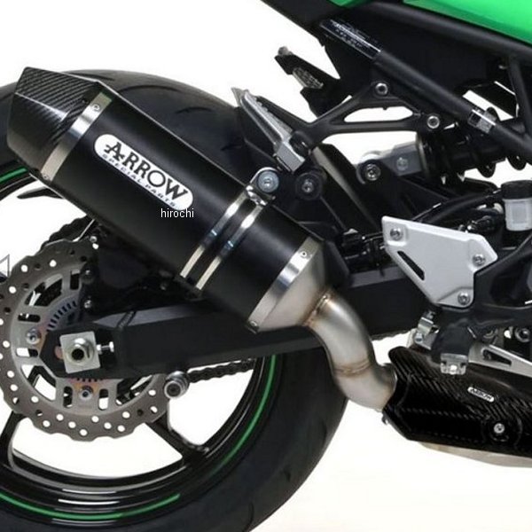 スリップオンマフラー RACE TECH 17年-18年 Z900 アルミダーク/カーボンエンド