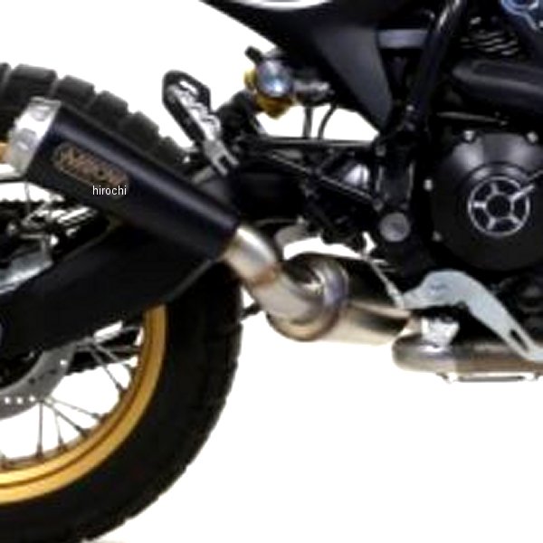 スリップオンマフラー PRO RACE 触媒有り 17年-20年 ドゥカティ Scrambler800DesertSled ニクロムダーク/ステンレスエンド