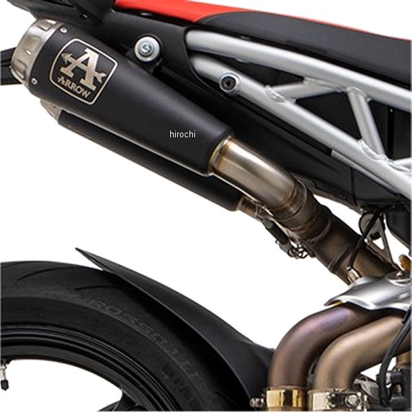 ダブルスリップオンマフラー PRO RACE 22年 ハイパーモタード950 ニクロムダーク/ステンエンド