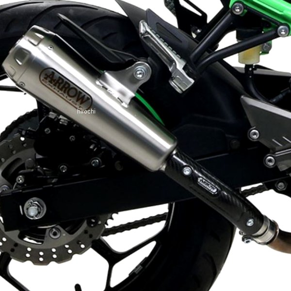 スリップオンマフラー PRO RACE 19年-20年 Ninja125 ニクロム/ステンレスエンド