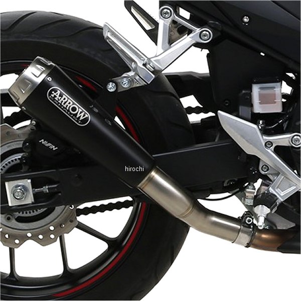 スリップオンマフラー Pro-Race 19年-22年 CBR400R ニクロムダーク ステンエンド