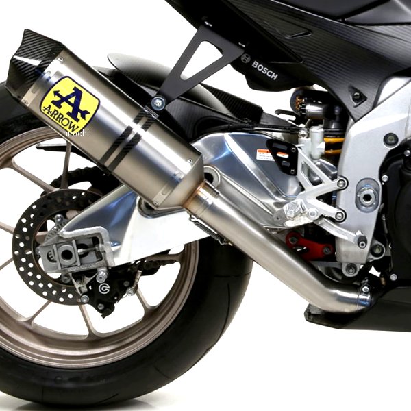 フルエキゾースト RACE TECH 触媒有り 19年-20年 Aprilia RSV41100Factory カーボン/カーボンエンド