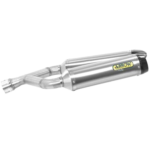 スリップオンマフラー THUNDER デュアル 09年-17年 Aprilia Dorsoduro750 ニクロムダーク/カーボンエンド