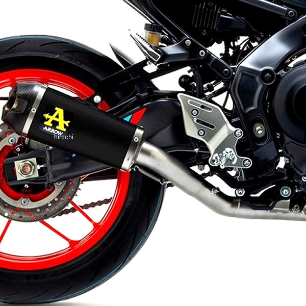 フルエキゾースト WORKS ローマウント E5適合 21年 MT-09 ニクロムダーク/カーボンエンド