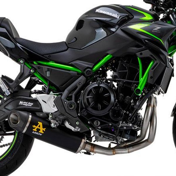 フルエキゾーストマフラー 触媒なし Indy Race 21年-22年 Z650 アルミダーク