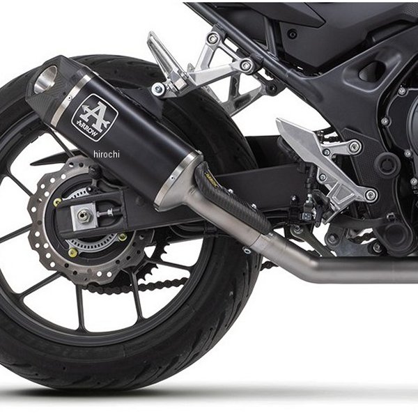 スリップオンマフラー Indy Race 25年 CB750ホーネット アルミダーク