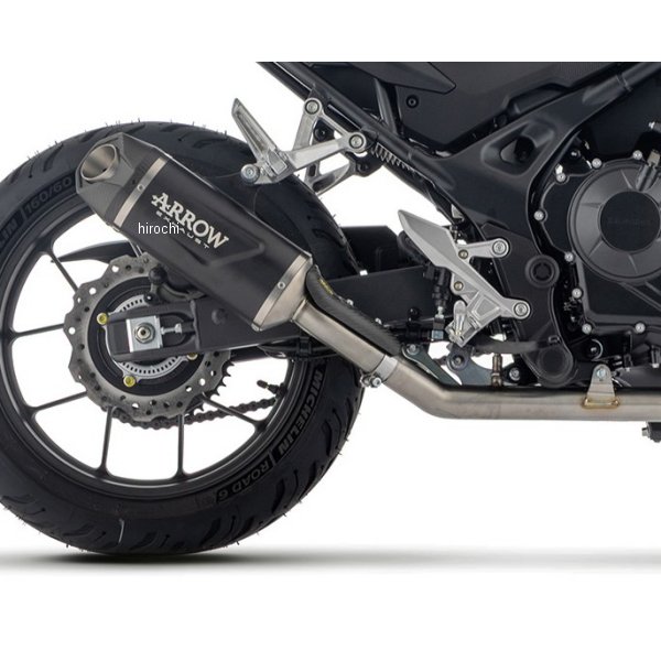 スリップオンマフラー Indy Race EVO 25年 CB750ホーネット アルミダーク