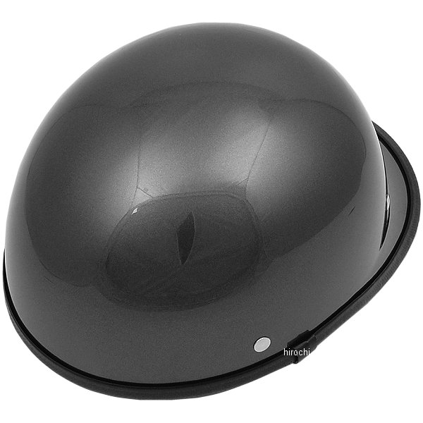 ハーフヘルメット ダックテール (ロング) ガンメタ 57-60cm