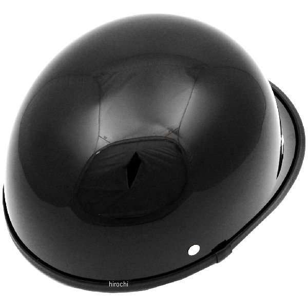 ハーフヘルメット ダックテール (ロング) 黒 57-60cm