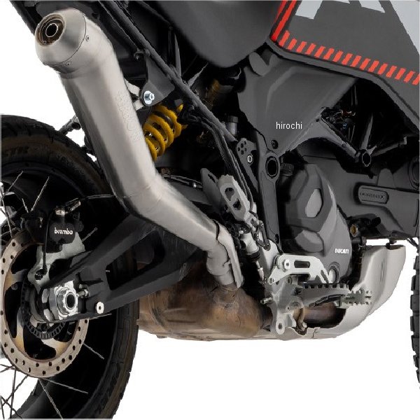 スリップオンマフラー(触媒除去パイプ付き) Dakar Replica 22年-23年 DesertX950 ニクロム