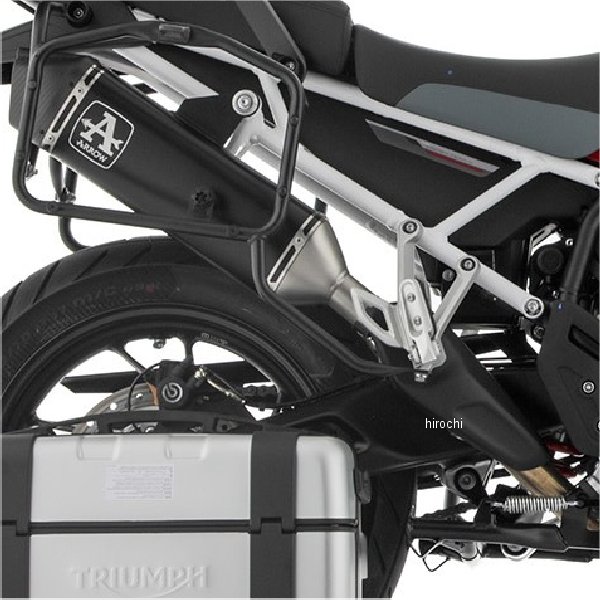 スリップオンマフラー Veloce(ヒートシールドなし) 20年-23年 TIGER850Sport アルミダーク