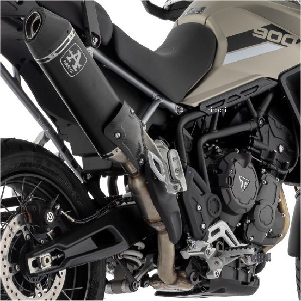 フルエキゾースト Veloce(ヒートシールド付) 20年-23年 TIGER850Sport アルミダーク