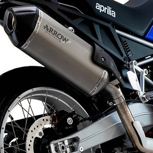 スリップオンマフラー SONORA 22年 Aprilia Tuareg660 チタン/カーボンエンド