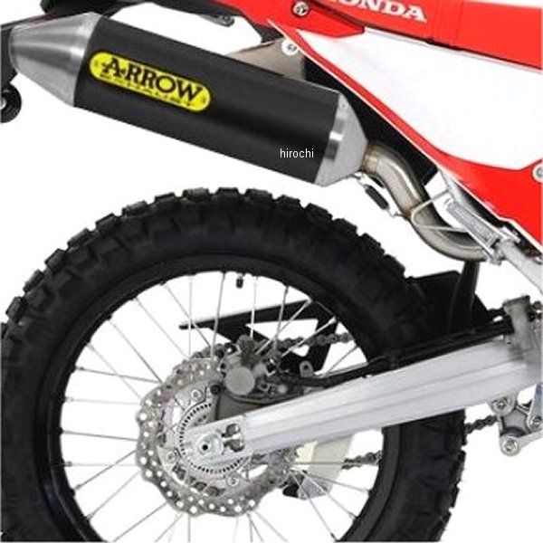 スリップオンマフラー Thunder 触媒あり 21年-23年 CRF250L アルミダーク/ステンエンド