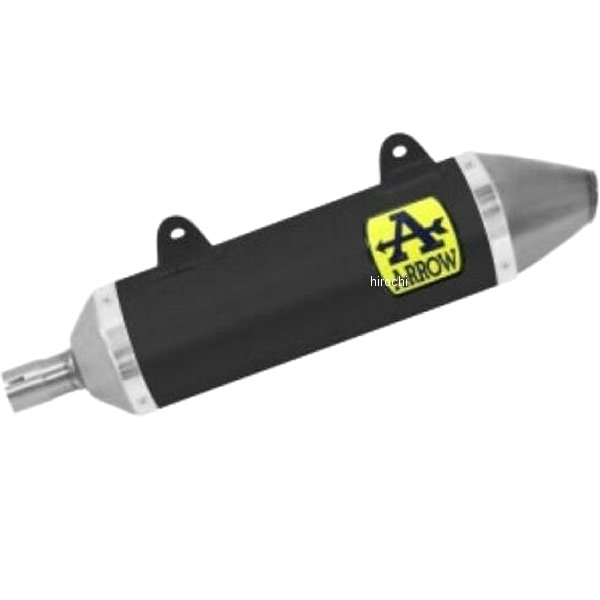 スリップオンマフラー THUNDER 17年-18年 YZF-R125 アルミダーク/ステンレスエンド