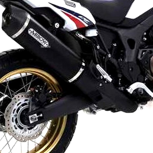 スリップオンマフラー MAXI RACE TECH 16年-19年 CRF1000L AfricaTwin アルミダーク/カーボンエンド
