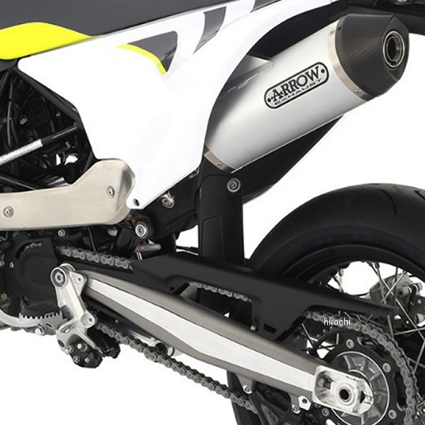 スリップオンマフラー 触媒除去中間パイプ付 Race-Tech 21年 701エンデューロ アルミ