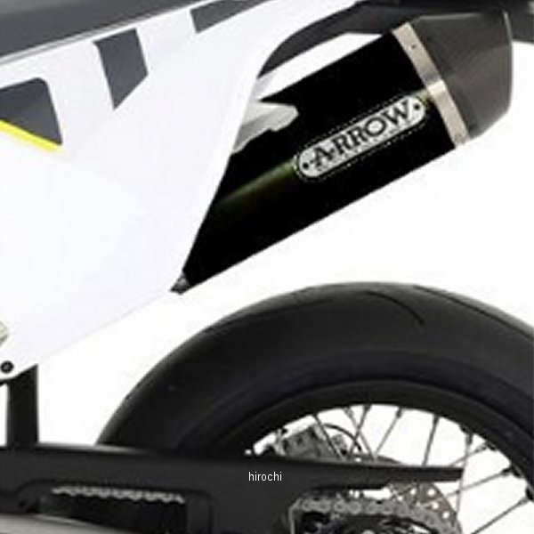 スリップオンマフラー 触媒除去中間パイプ付 Race-Tech 21年 701エンデューロ アルミダーク