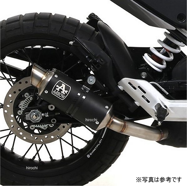 スリップオンマフラー GP2 20年-23年 Svartpilen250 ニクロムダーク(ステンレスダーク)