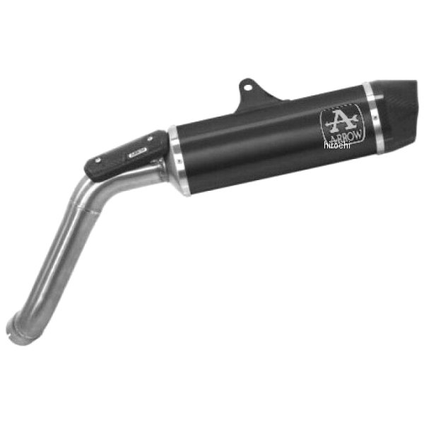 スリップオンマフラー INDY RACE 19年-20年 MOTOGUZZI V85TT アルミダーク/カーボンエンド