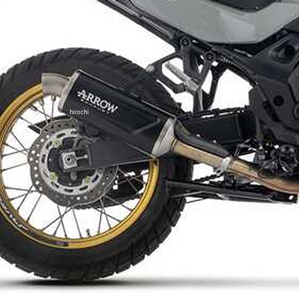 フルエキゾーストマフラー Indy Race 25年 XL750トランザルプ アルミダーク/カーボンエンド