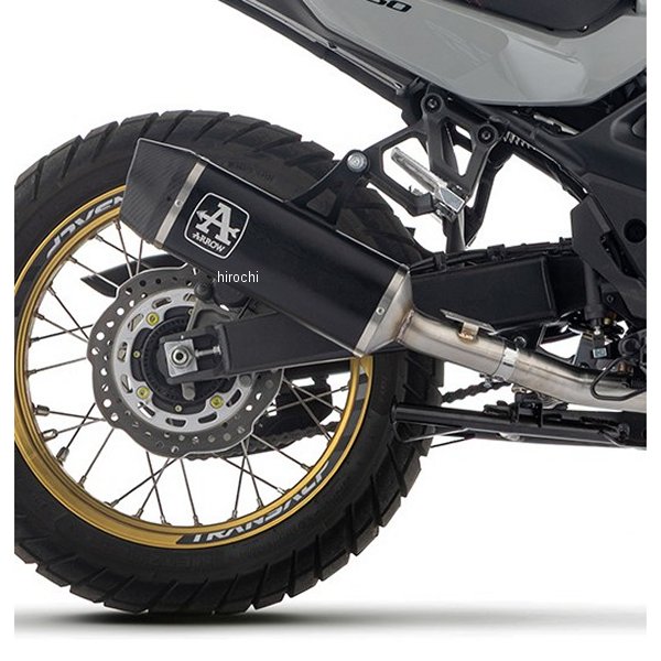 スリップオンマフラー Indy Race EVO 25年 XL750トランザルプ アルミダーク/カーボン