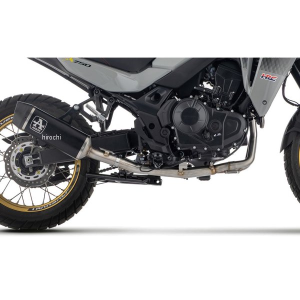 フルエキゾーストマフラー Indy Race EVO 25年 XL750トランザルプ アルミダーク/カーボン