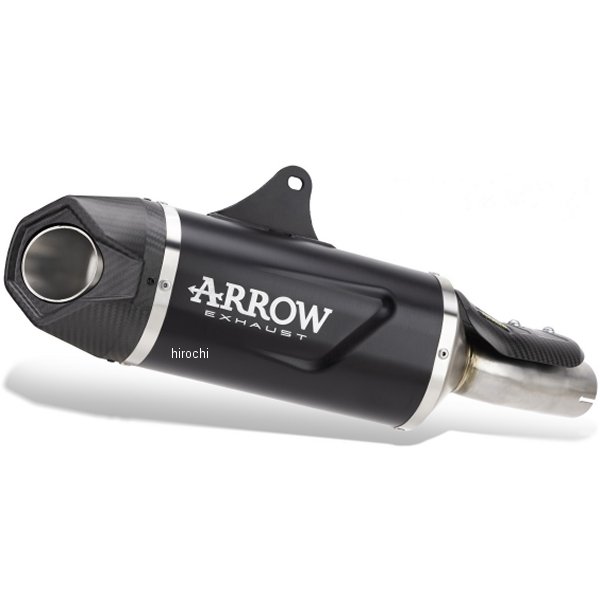 スリップオンマフラー Indy Race EVO 25年 アプリリア Tuareg660 アルミダーク/カーボンエンド