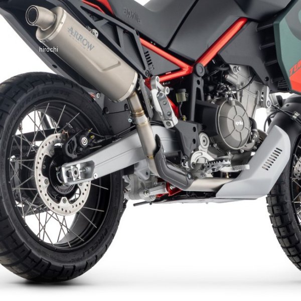 フルエキゾーストマフラー Indy Race EVO 25年 アプリリア Tuareg660 チタン/ステンエンド