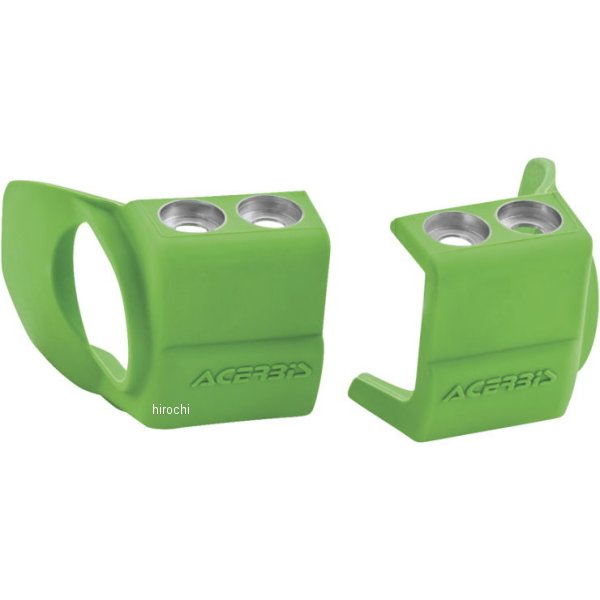 フォークシュープロテクター 09年 CRF250R 緑