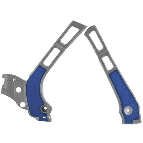 フレームガード X-Grip 05年-24年 YZ125 シルバー/青