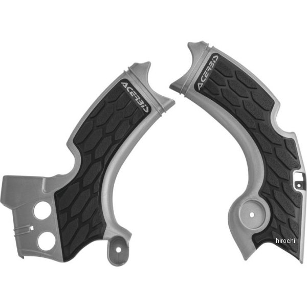 フレームガード X-Grip 15年-20年 KX250F シルバー/緑