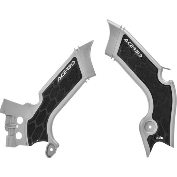 フレームガード X-Grip 19年-23年 KX450 シルバー/黒