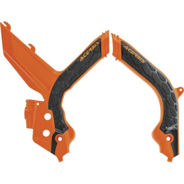 フレームガード X-Grip 20年-23年 KTM XCF-W オレンジ/黒
