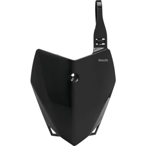 フロントゼッケンプレート 10年以降 KLX110 黒