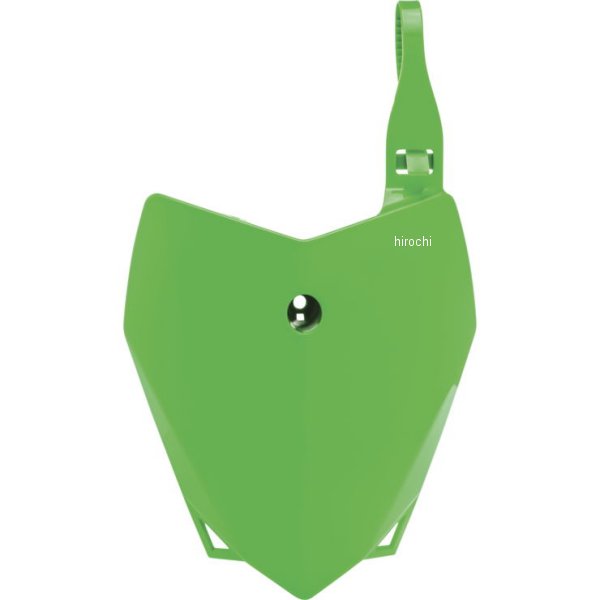 フロントゼッケンプレート 10年以降 KLX110 緑