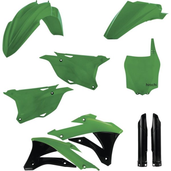 外装キット 14年-21年 KX85/100 緑/黒