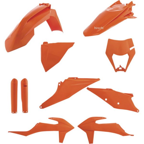 外装キット 20年-23年 KTM XCF-W150 オレンジ/黒